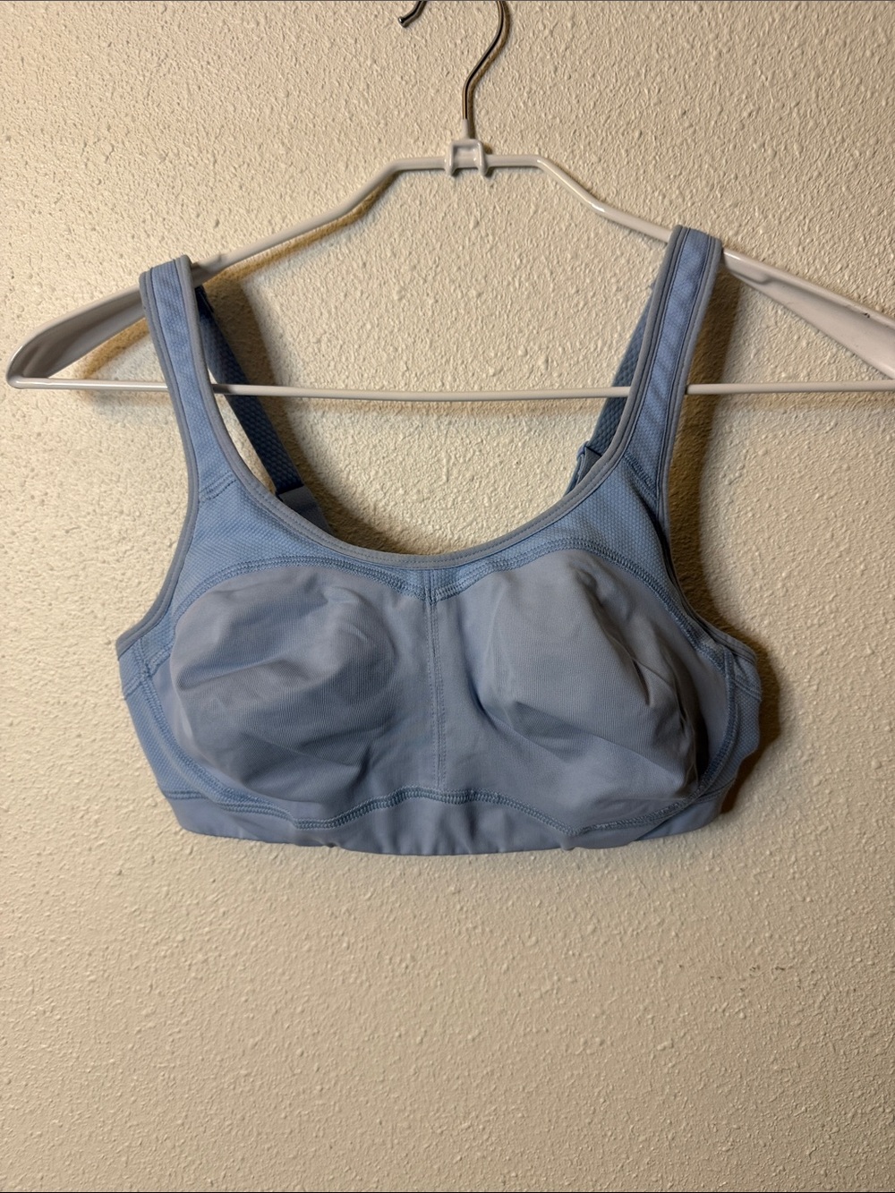 Champion Light Blue Wireless Support Sports Bra
